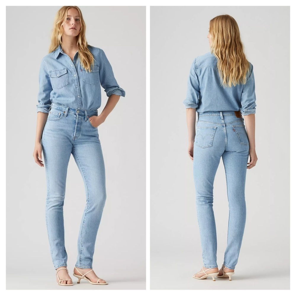 Levi's Blue Denim Jeans Super Skinny-28